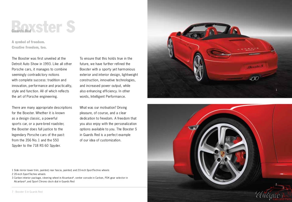 2013 Porsche Boxster Exclusive Brochure Page 31
